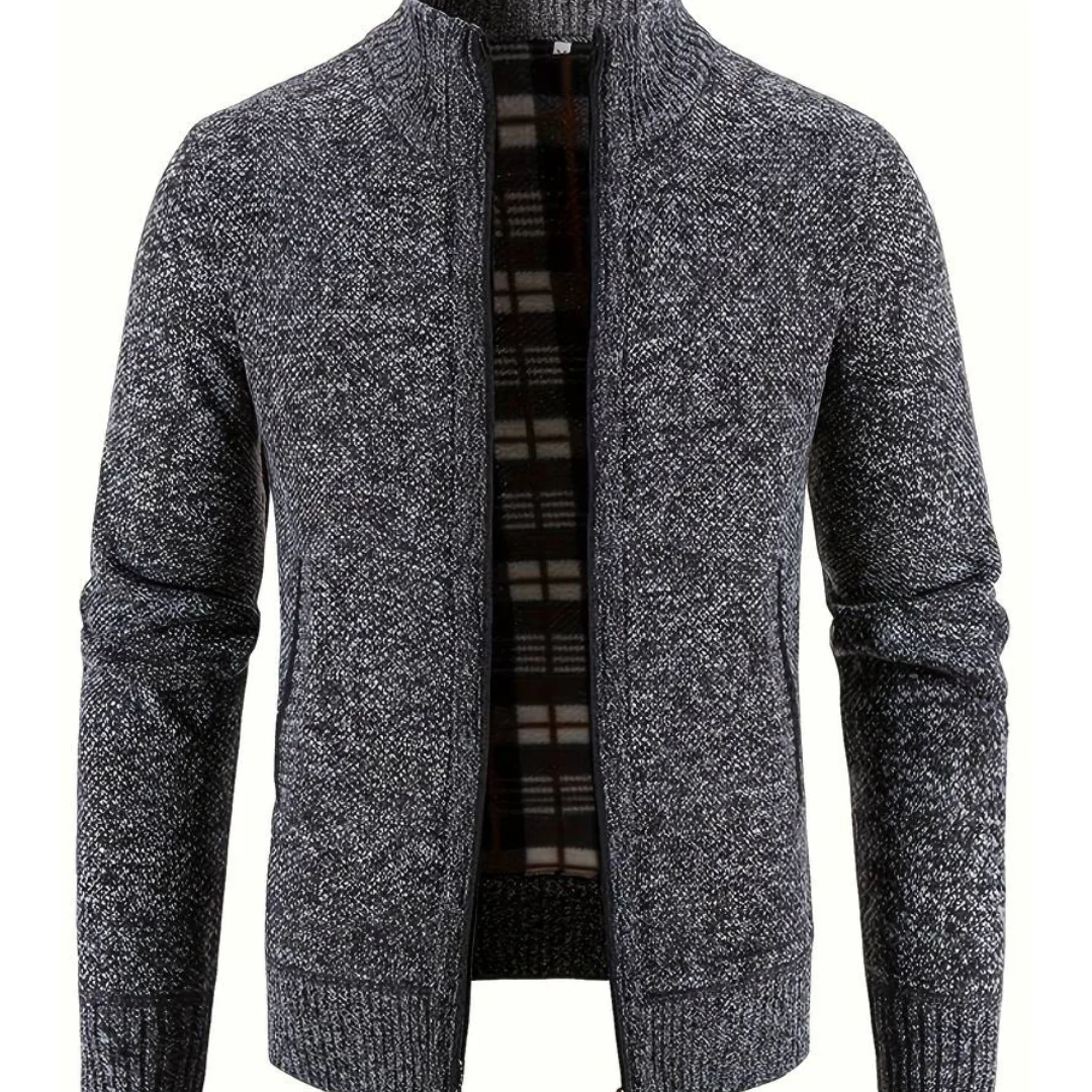 Abe Men's Zip Vest | Soft Knitted, Timeless Design