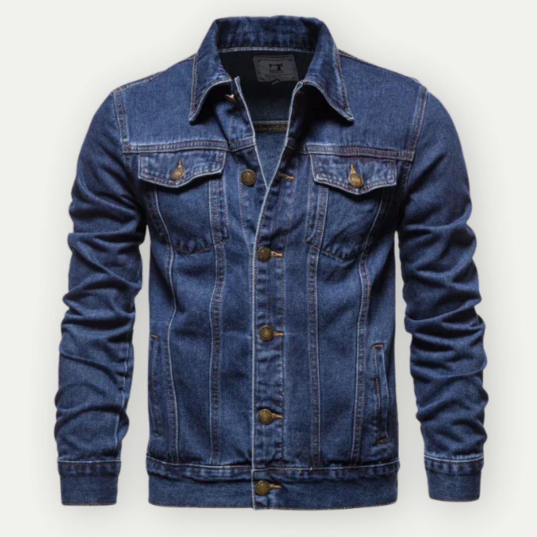 Ava Women's Denim Jacket | Premium Indigo Wash, Timeless Style 4