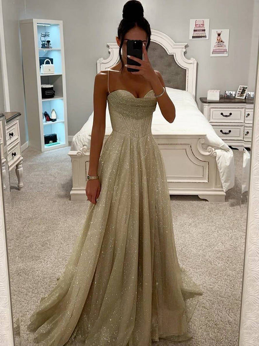 ALYSÉE | Satin Evening Dress with Open Back