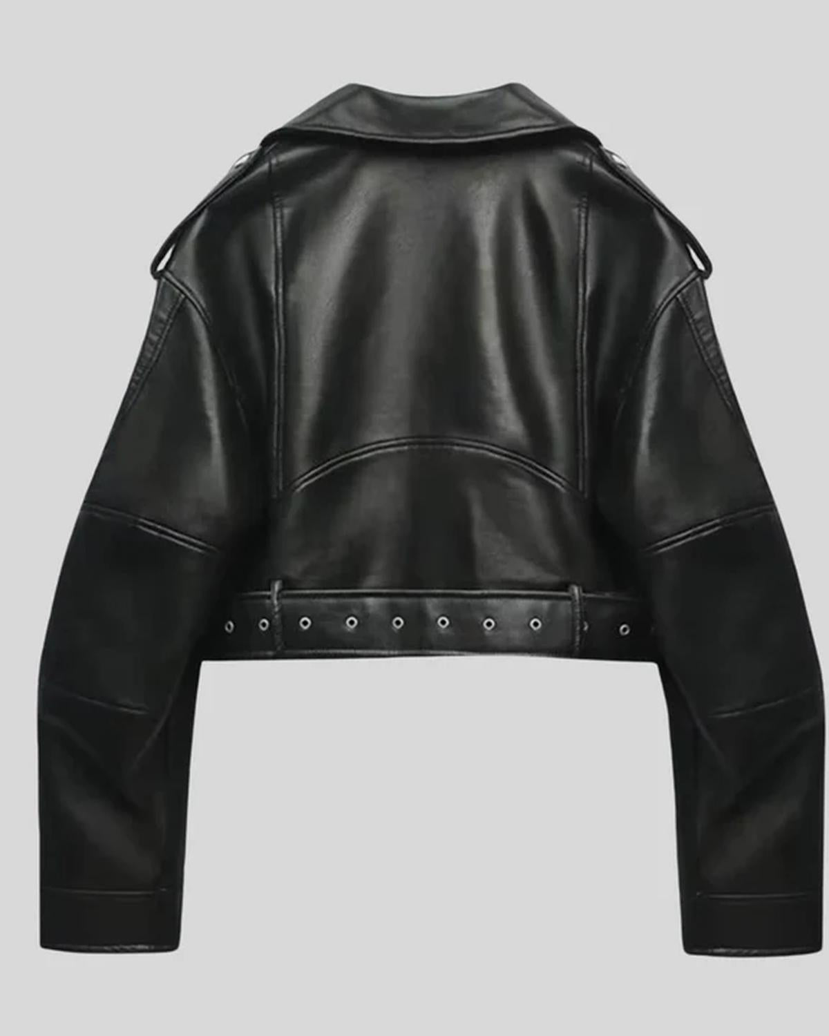 Carmen Women's Jacket | Leather PU, Flattering Cut for Winter