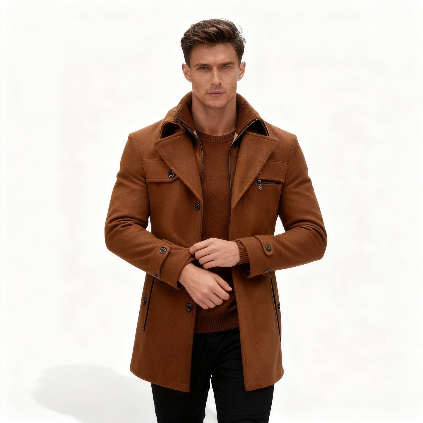 Caro Men's Winter Coat | Water-Repellent, Elegant Business Style 4