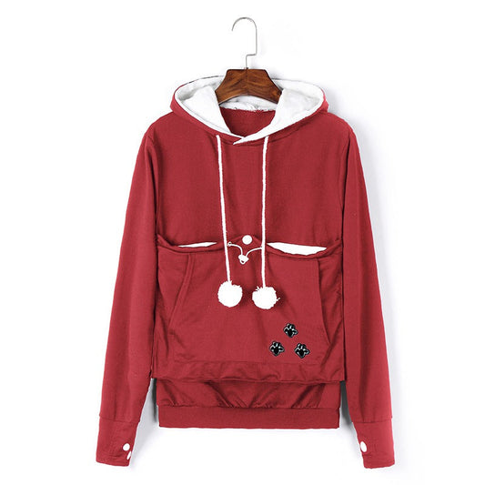 Cora Women's Hoodie | Soft Fabric, Cat Pocket Comfort 1