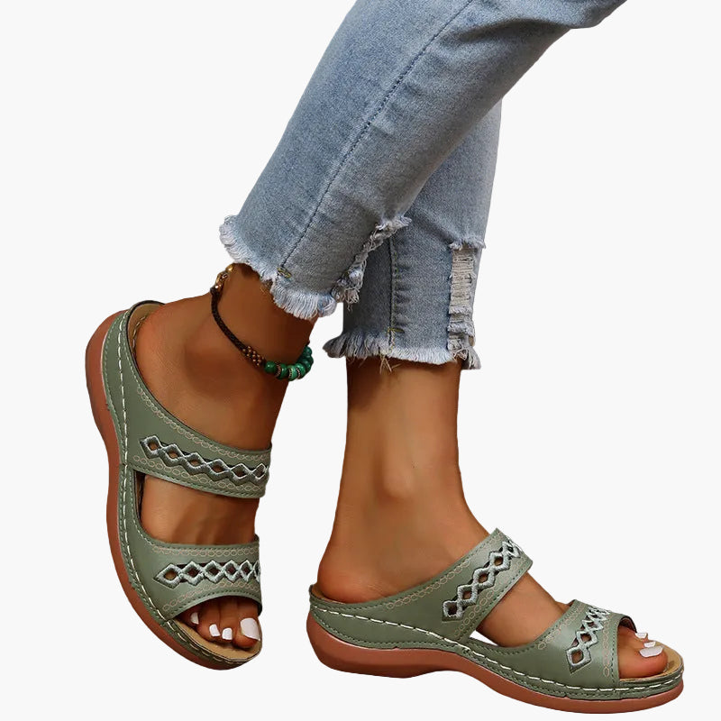 Cora Women's Sandals | Ergonomic Design, Memory Foam Insole 4