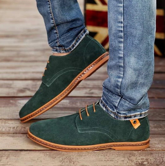 Darren Men's Derby Shoes | Premium Suede, Textured Finish 1