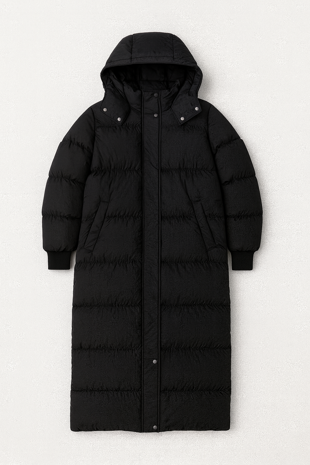 Eline Ladies Coat Winter | Quilted, Long Cut, High Collar