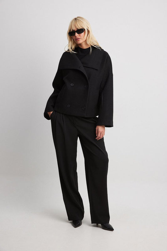 Eline Ladies Winter Coat | Soft Wool Blend, Oversized Style