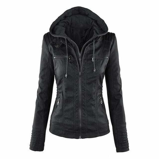 Elysian Women's Hooded Jacket | High-Quality Synthetic, Vintage-Inspired 1