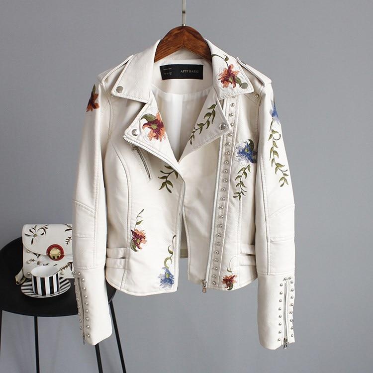 Fleur Leather Ladies Jacket | Premium Faux Leather, Timeless Design