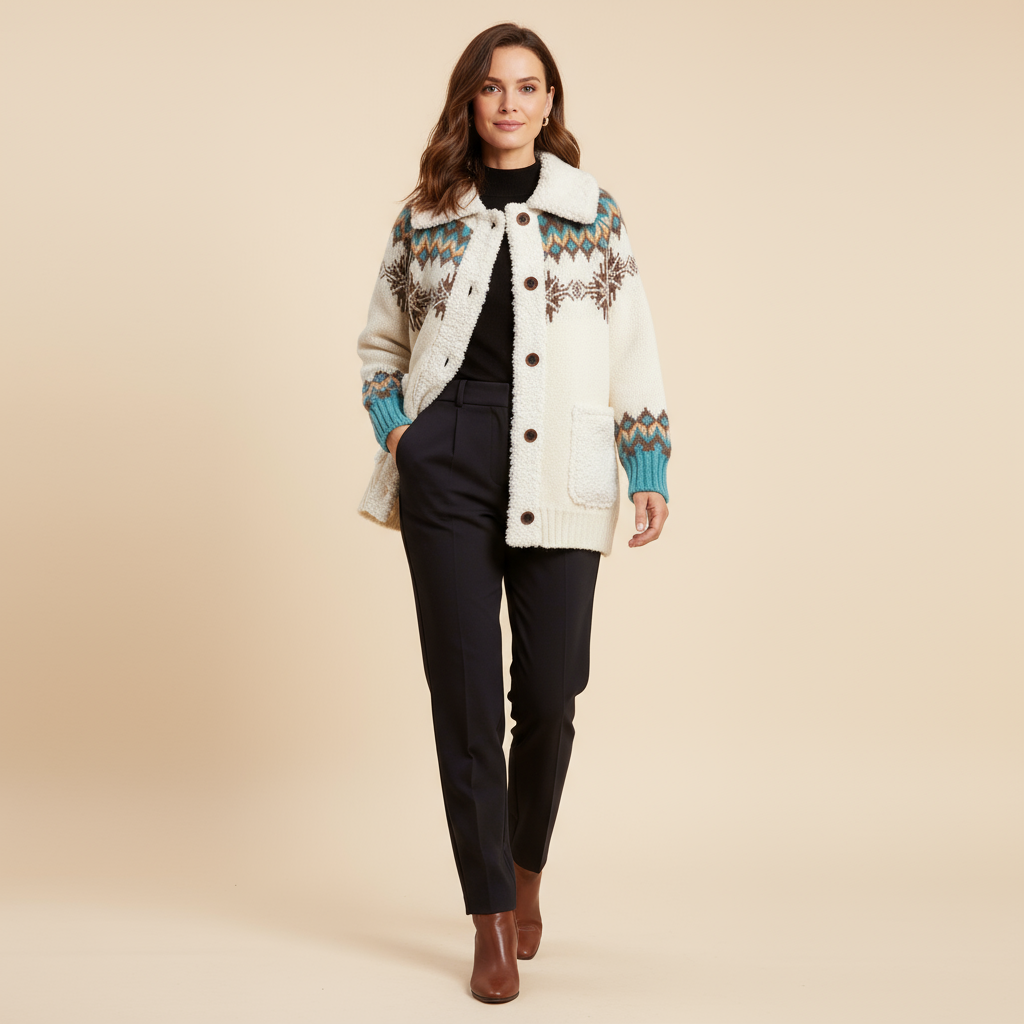 Gera Women's Winter Vest | Soft Fleece Collar, Comfortable and Stylish