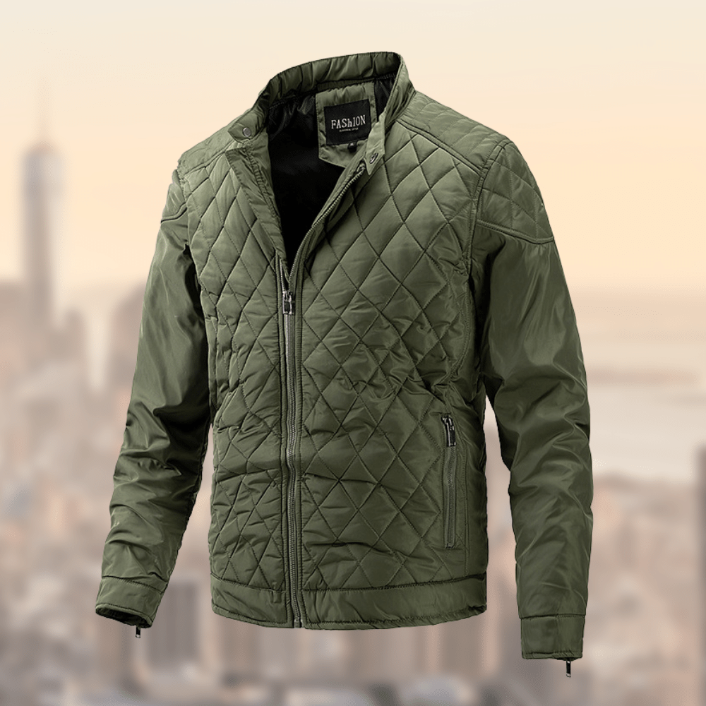 Harmon Men's Jacket | Lightweight Padded Elegance 4