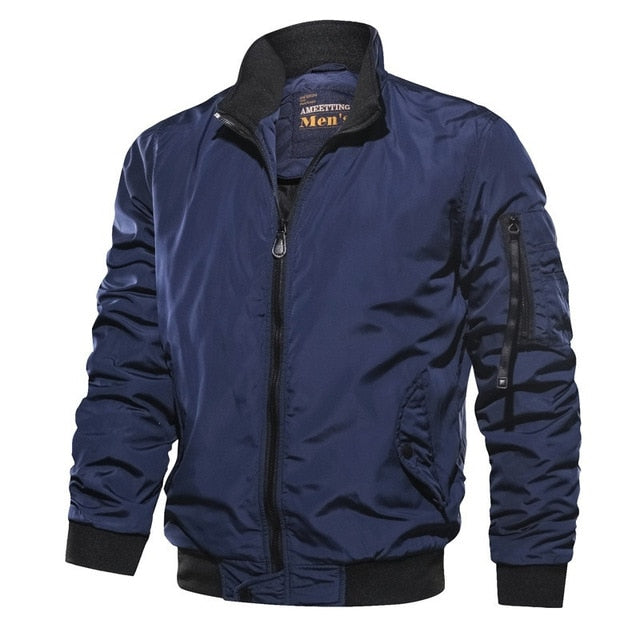 Harmon Men's Jacket | Windproof Bomber, Stylish Design 2