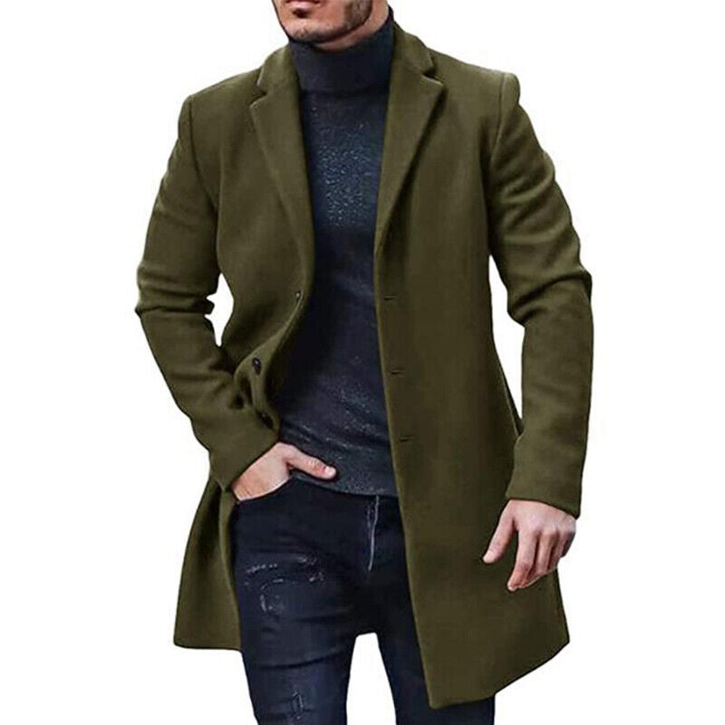 Harmonious Men's Winter Coat | Premium Wool, Detachable Hood 3