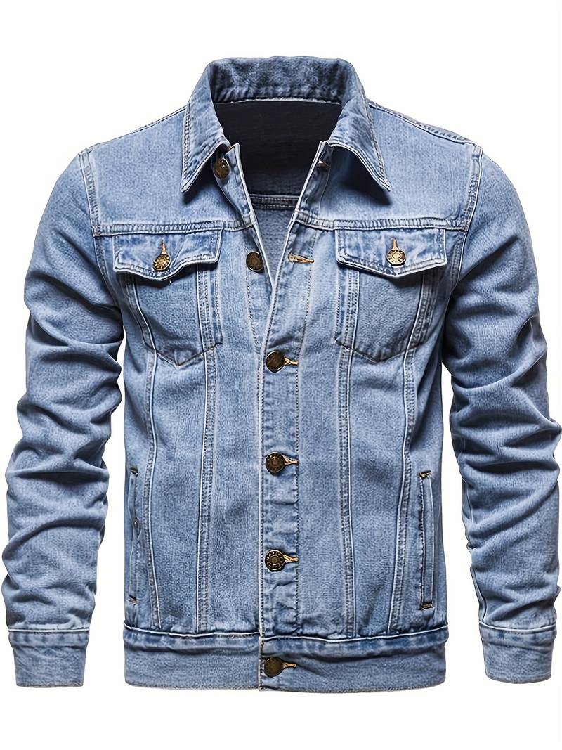 Hector Men's Denim Jacket | Classic Style, High-Quality Denim 10