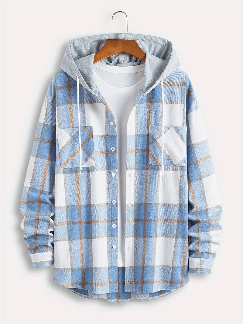 Hector Men's Jacket | Timeless Check Pattern, Adjustable Fit, Winter Essential 10