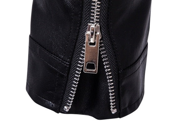 Hector Men's Jacket | Windproof Slim Fit Leather Motorcycle Design 2