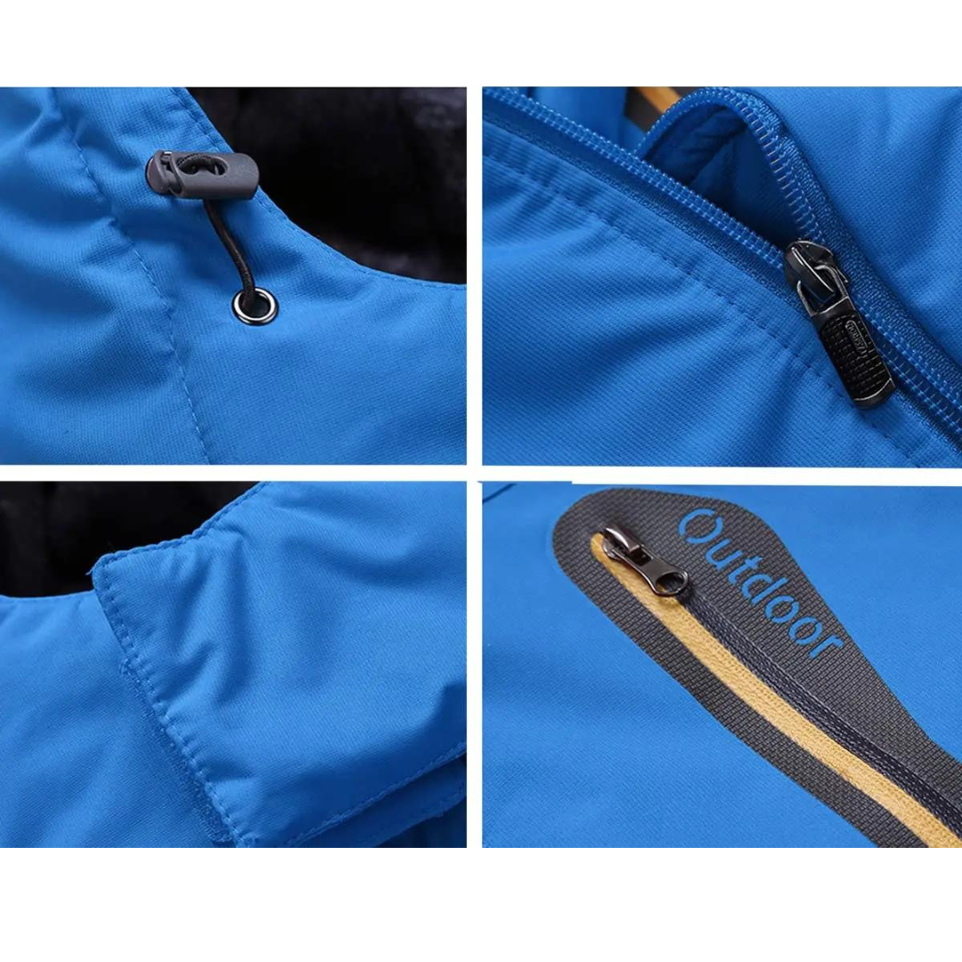 Men's Winter Jacket | Waterproof Outer Fabric, Warm Fleece