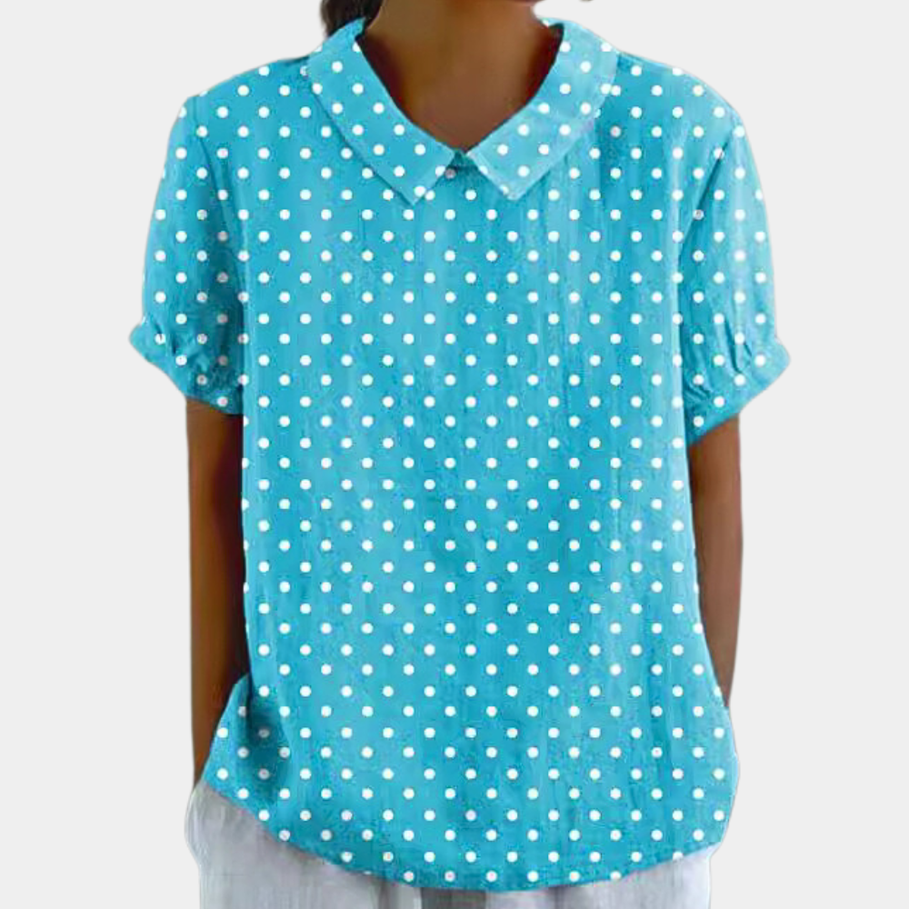 Holly Women's Blouse | Airy Fabric, Vintage Summer Top 2