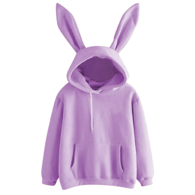 Holly Women's Hooded Sweatshirt | Playful Rabbit Ears, Cozy Comfort 4