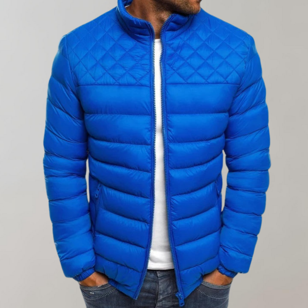 Hugo Men's Quilted Jacket | Windproof and Waterproof 4