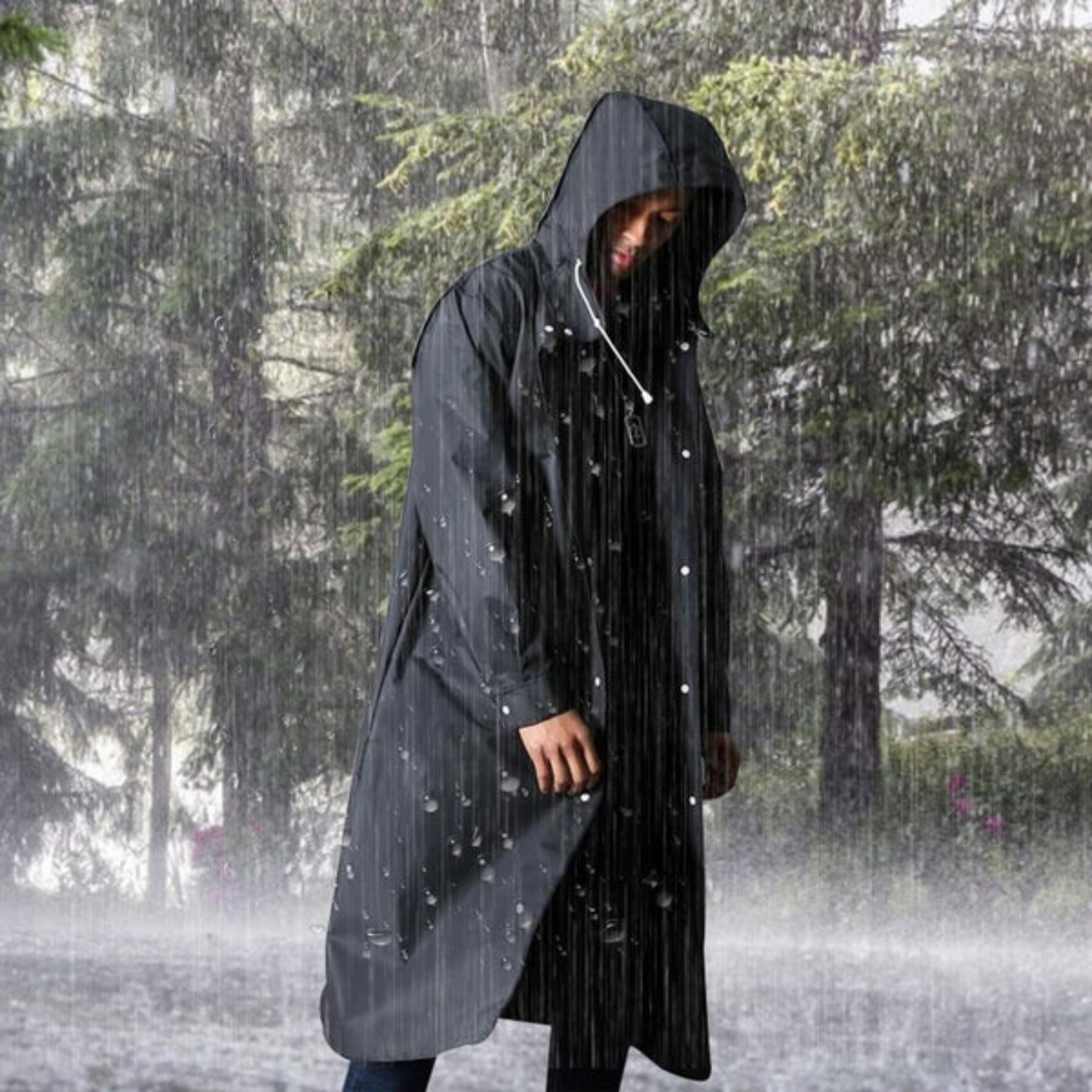 Hugo Men's Raincoat | Waterproof Fabric, Stylish Design 5