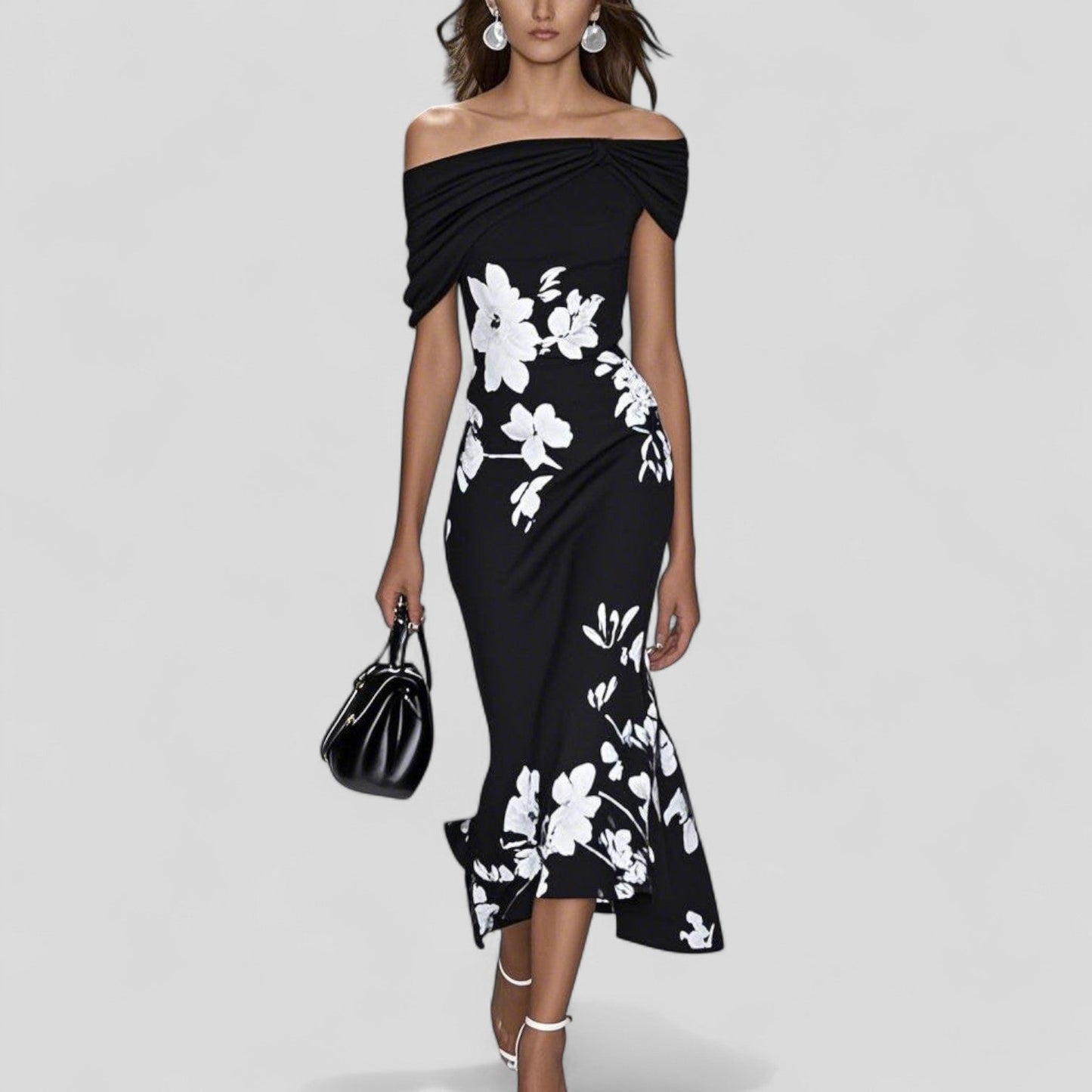 Ivy Women's Midi Dress | Unique Print, Soft Fabric, Plus Size Available 2