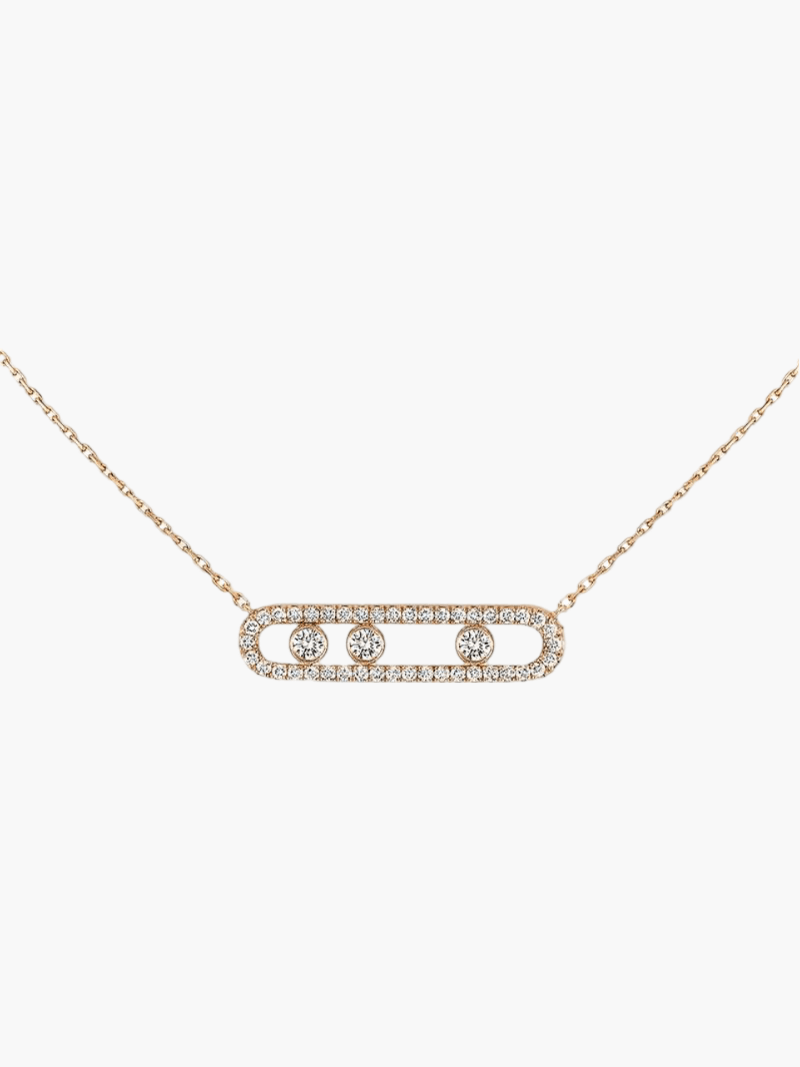 ÉLIORA | Refined Necklace with Moving Diamonds