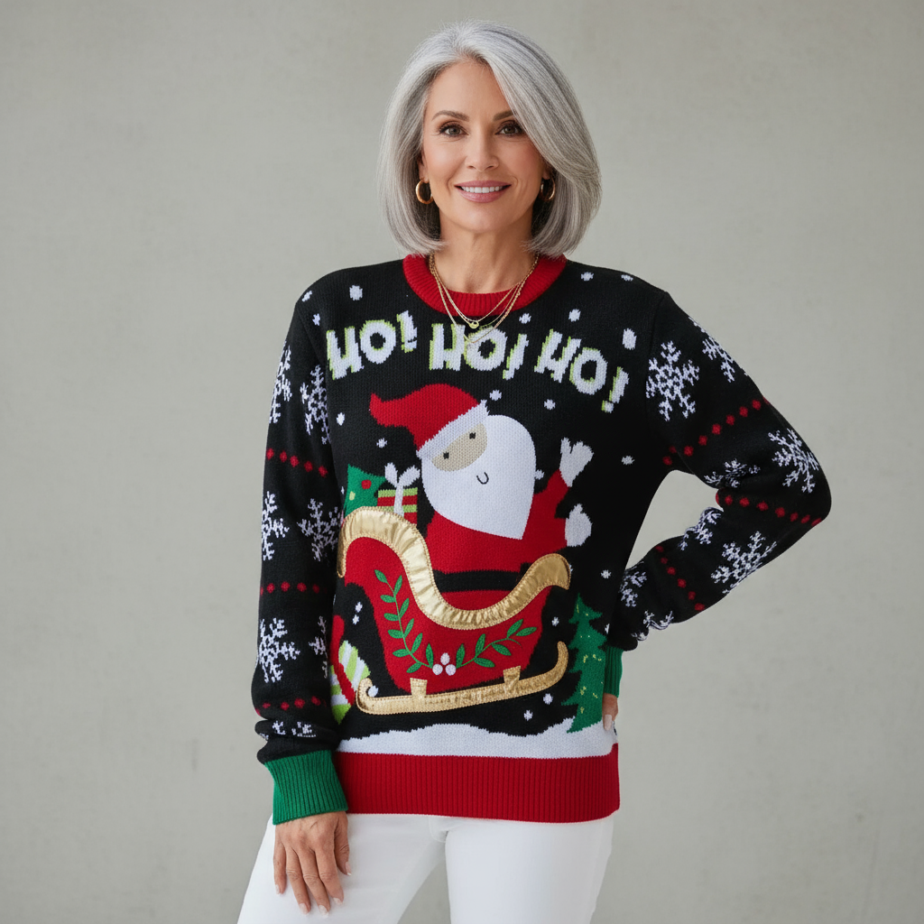 Kerry Women's Christmas Sweater | Soft Knit, Festive Look