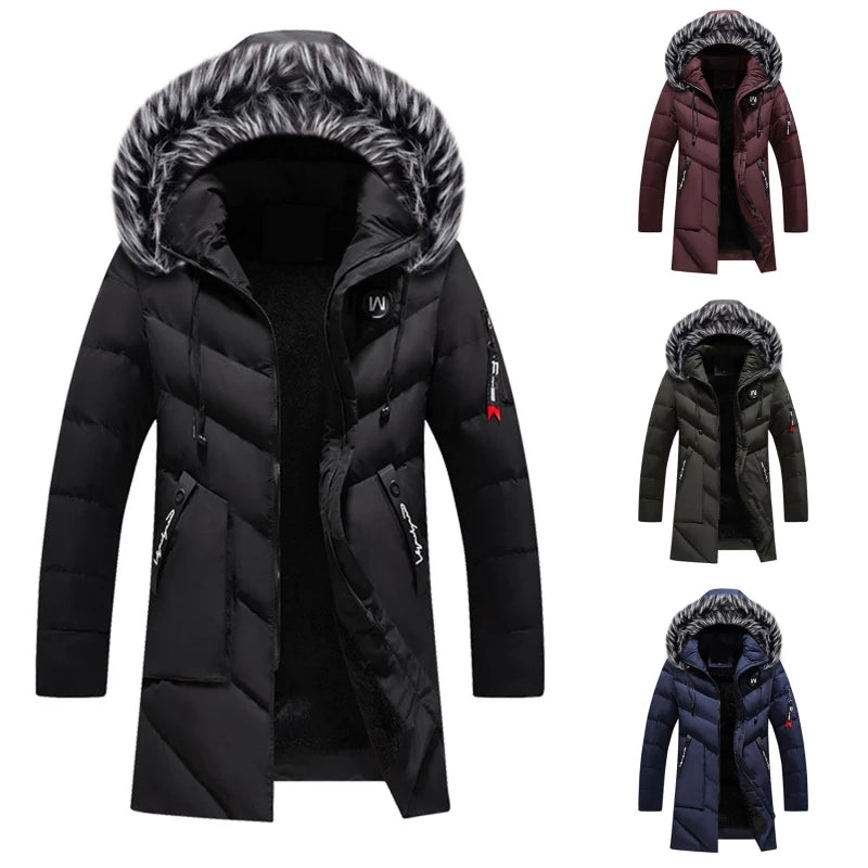 Kiswis Men's Winter Jacket | Warm Polyester, Stylish and Versatile