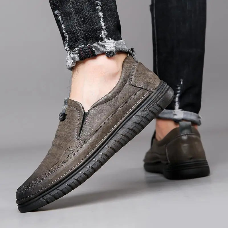 Luxury Loafers Men's Shoes | Handmade, Comfortable PU Leather