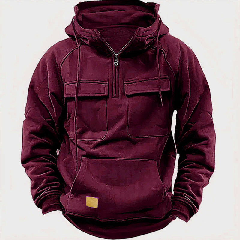 Max Men's Functional Hoodie | Soft Fabric, Practical Pockets 12