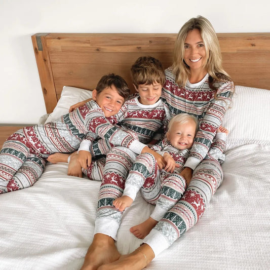 Milo Family Christmas Pajama Set | Knitted Cotton, Comfortable and Warm