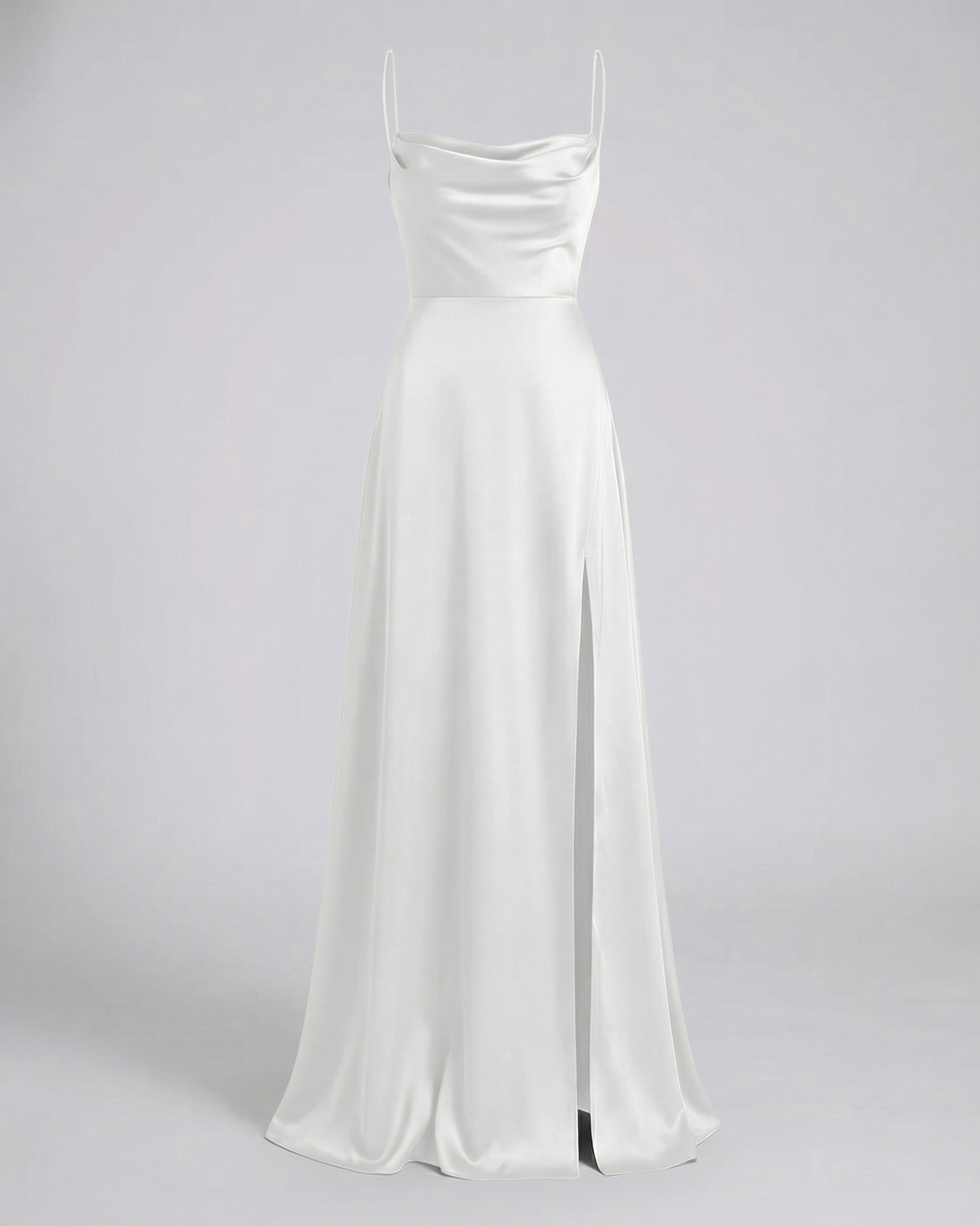 Mira Women's Maxi Dress | Elegant Flowing Cut with Leg Slit 10