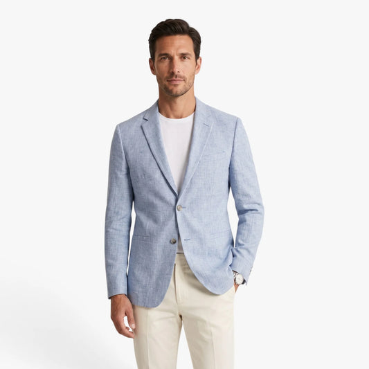 Oren Men's Linen Blazer | Lightweight Summer Sport Coat, Casual Fit 1