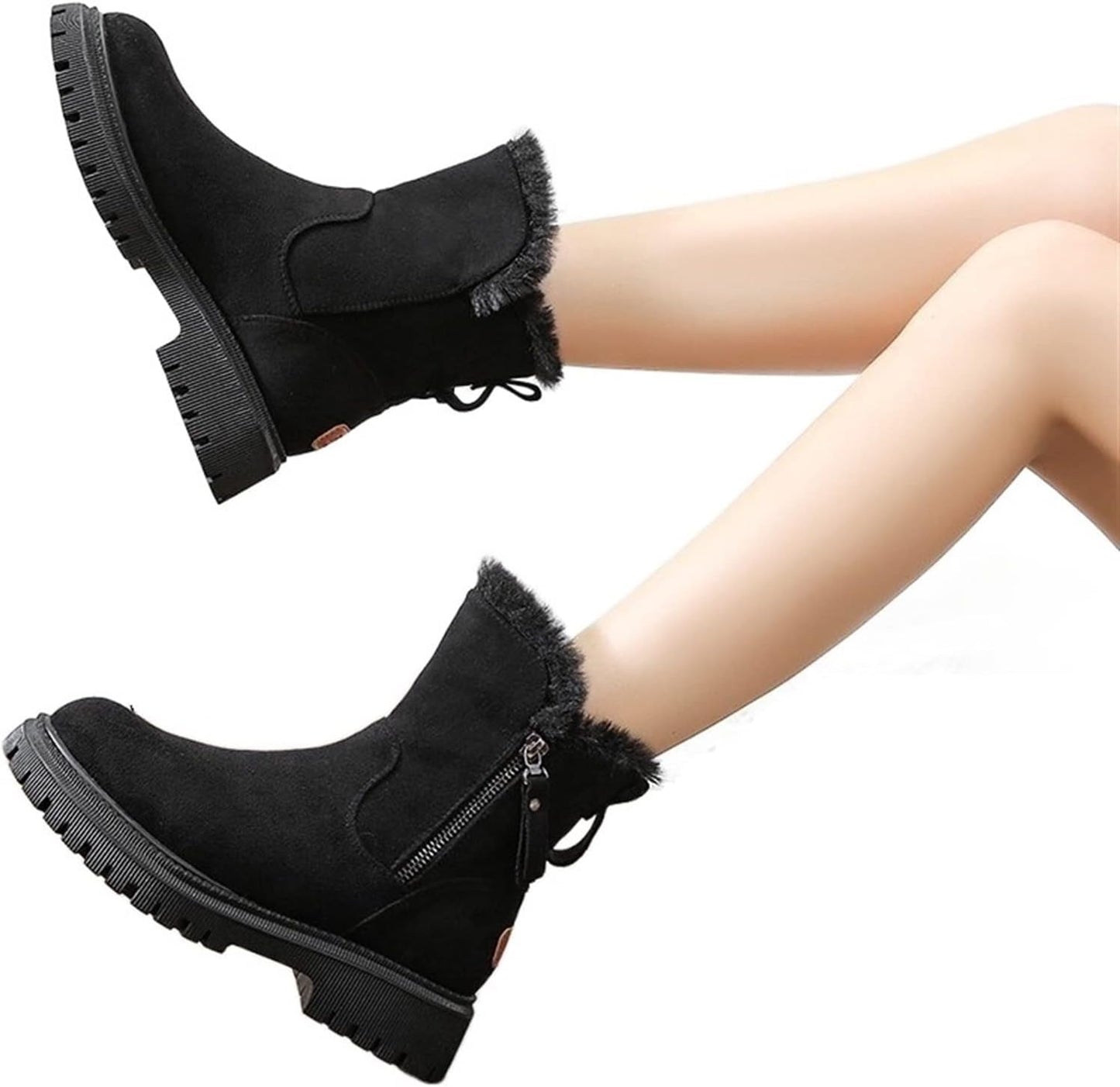 Orthopedic Winter Snow Boots with Comfort Insoles and Sturdy Grip for Optimal Support
