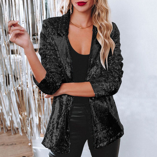 Glamour Sequin Blazer for Women | Lightweight and Elegant