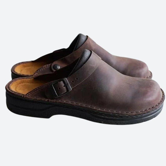 ELIAS | Orthopedic Leather Slippers for Men