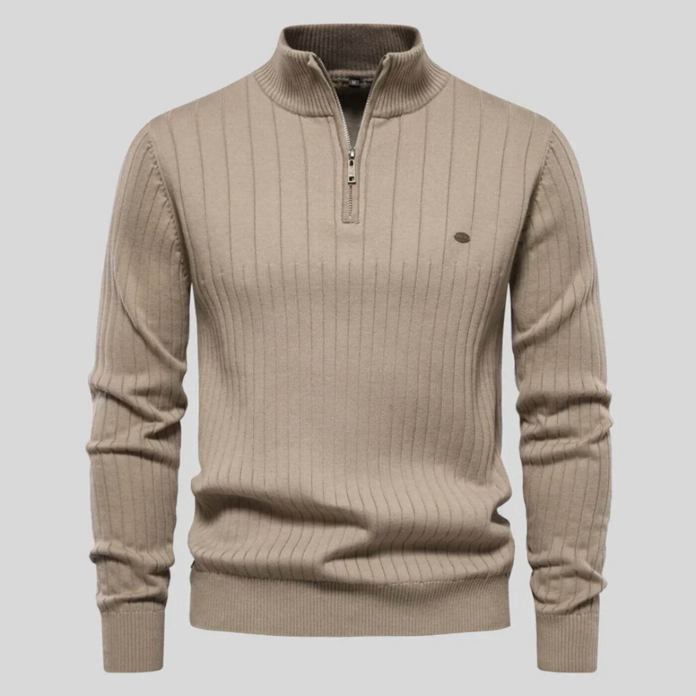 Rex Men's Half Zip Sweater | Soft Cotton-Polyester Blend, Lightweight Comfort 9