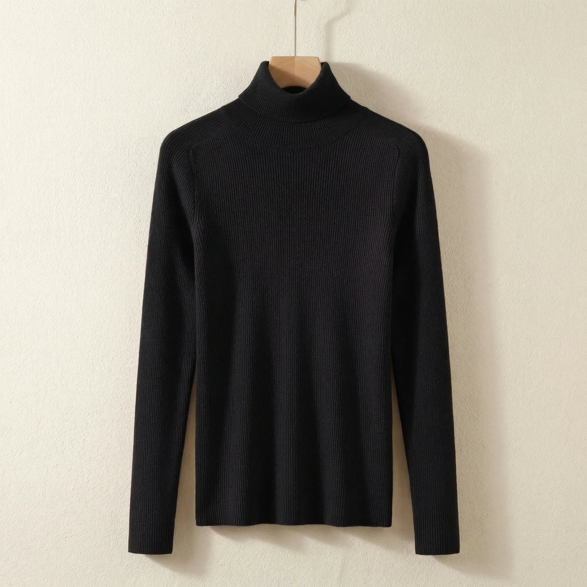 Rylan Unisex Turtleneck Sweater | Rib Knit, Raglan Sleeves, Straight Cut 4