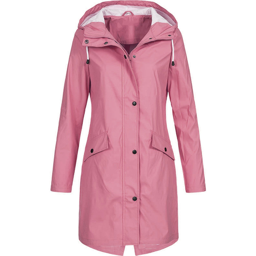 Stylish Women's Rain Jacket – Waterproof & Modern