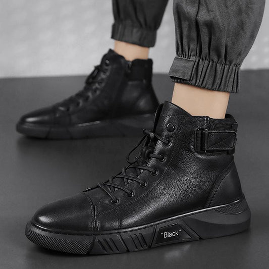 ShadowStep Men's Boots | Premium Leather, All-Day Comfort 1
