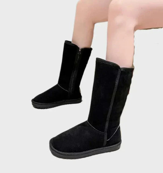 Sienna Women's Knee High Boots | Waterproof Suede, Sheepskin Lined 1