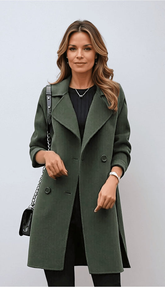 Sofie Ladies Trench Coat | Timeless Design, Tailored, Black