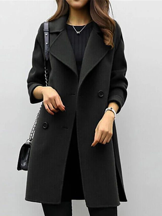 Sofie Ladies Trench Coat | Timeless Design, Tailored, Black