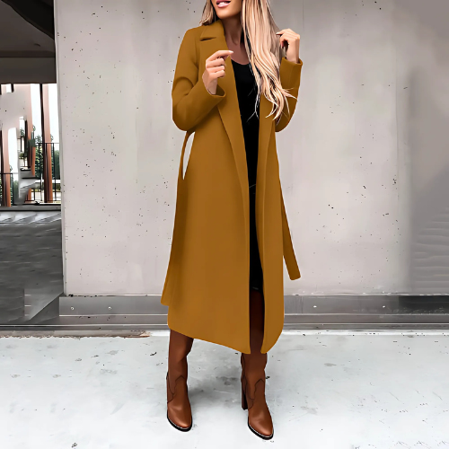 Sophie Lange Women's Winter Coat | High-Quality Wool Blend, Stylish and Comfortable