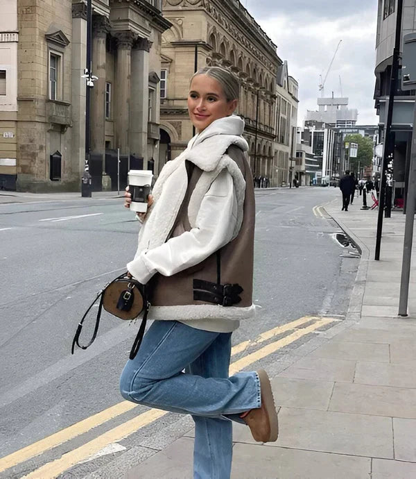 Teddy Autumn Vest | Water-Repellent, Cozy Comfort 4