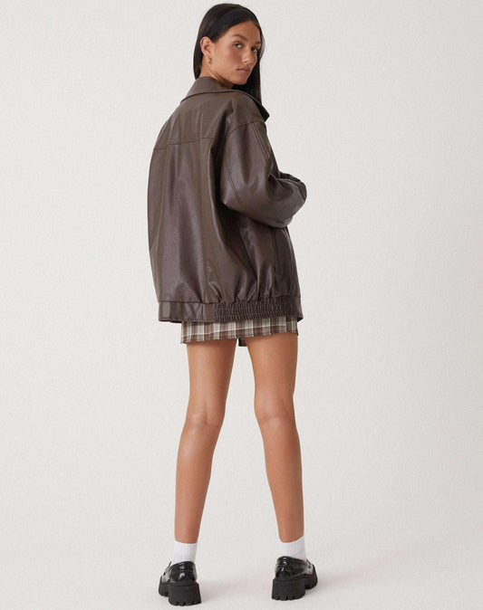 Wendy Women's Leather Jacket | 100% Leather, Casual Elegance