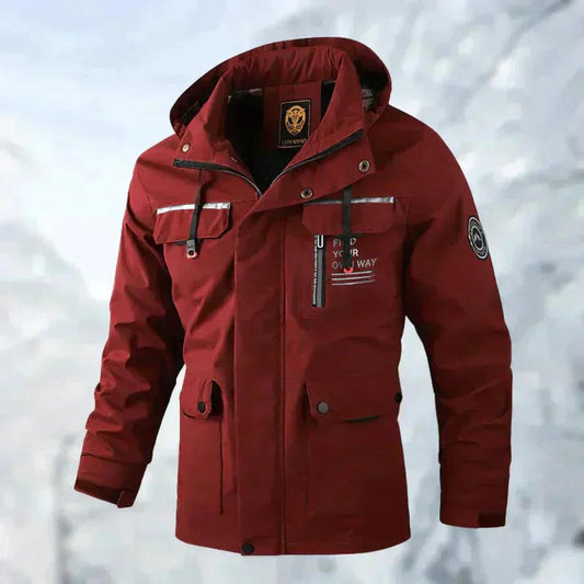 Willem Men's Winter Jacket | Waterproof, Windproof, Removable Hood