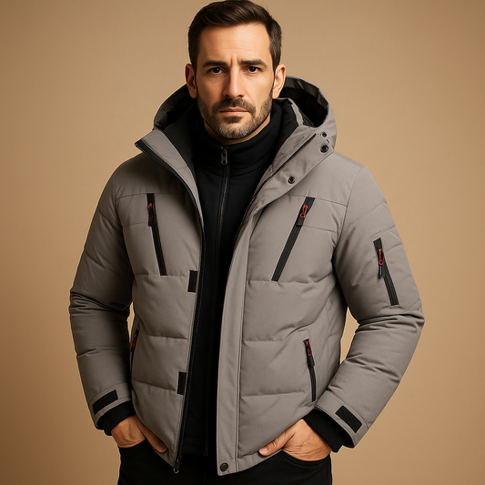 Willem Men's Winter Jacket | Waterproof with Warm Lining, Modern Fit
