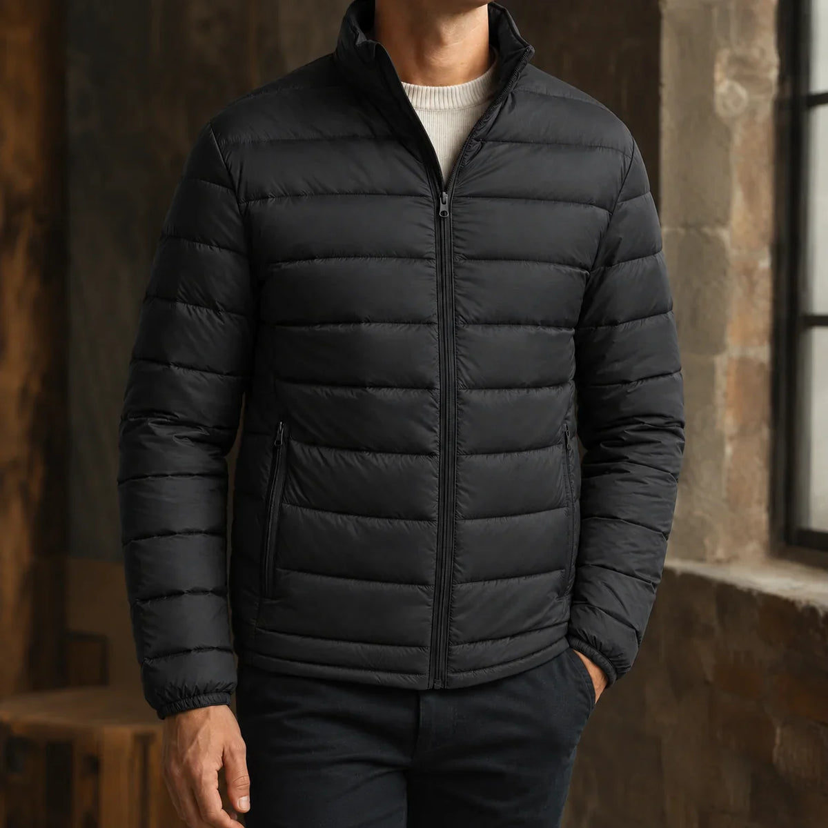 Wren Women's Quilted Puffer Jacket | Lightweight, Stand Collar 6