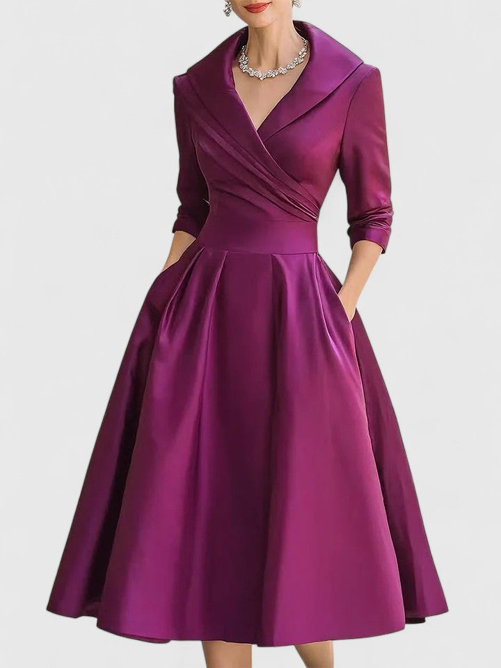 Yara Women's Midi Dress | Elegant Design, Plus Size Available 7